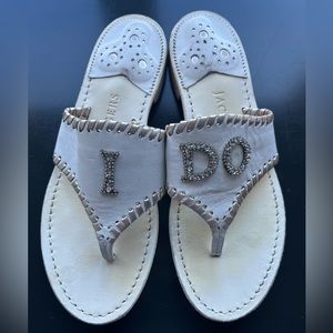 Jack Rogers I DO Bridal Sandals